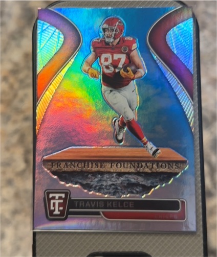 2024 Panini Totally Certified #13 Travis Kelce Franchise Foundations Mirror — front