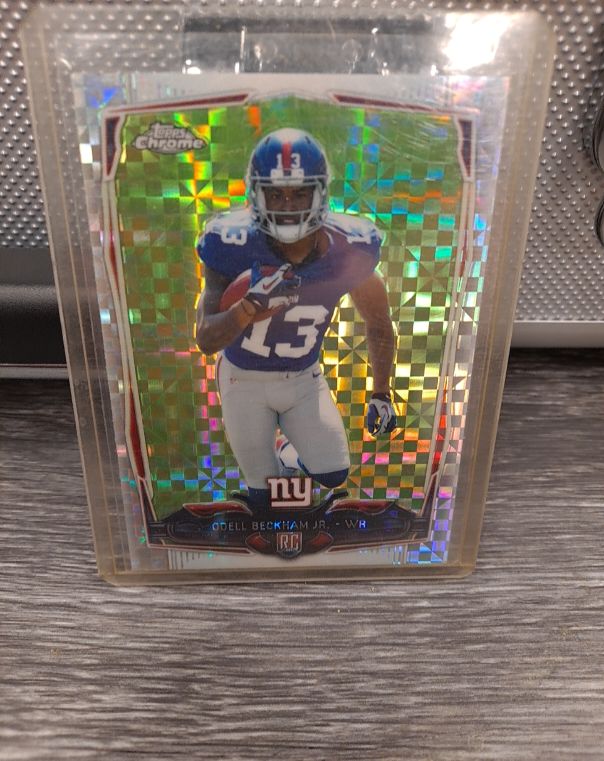 2014 Topps Chrome #117 Odell Beckham Jr. — front