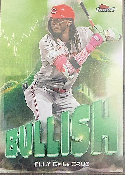 2025 Topps Finest Bullish #B-20 Elly De La Cruz — front