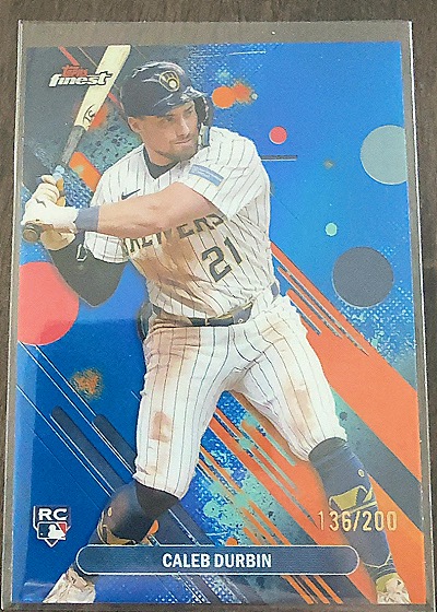 2025 Topps Finest #80 Caleb Durbin — front