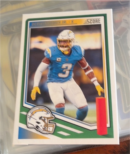 2025 Panini Score Football #214 Derwin James Jr. — front