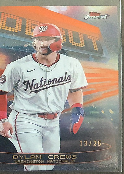 2025 Topps Finest #D-13 Dylan Crews — front