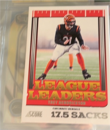 2025 Score League Leaders #4 Trey Hendrickson — front