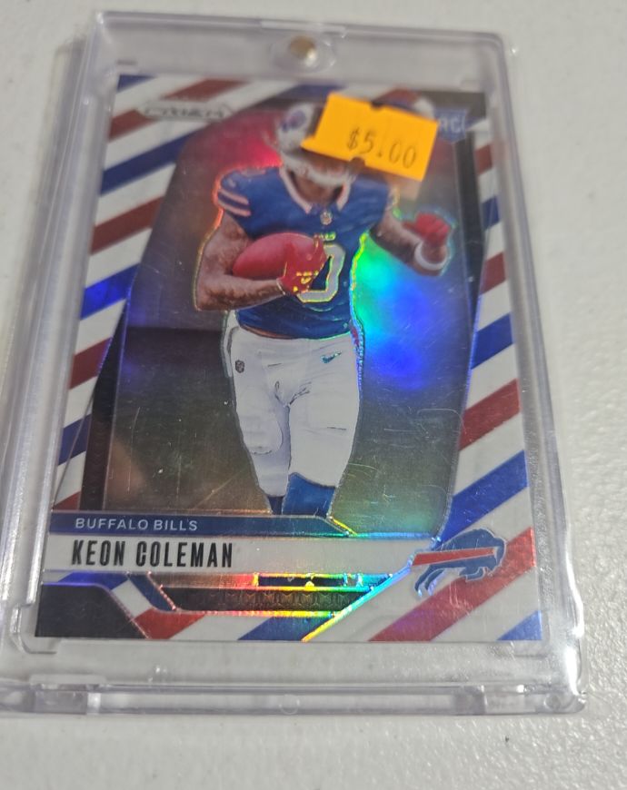 2023 Panini Prizm #Keon Coleman — front