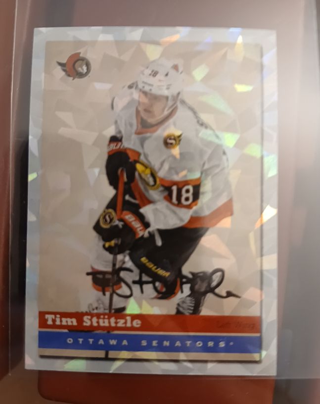 2021-22 Topps Stickers #610 Tim Stutzle — front