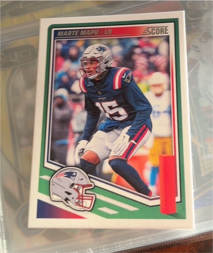 2025 Panini Score Football #177 Marte Mapu — front