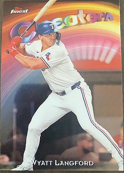 2025 Topps Finest #C-20 Wyatt Langford — front