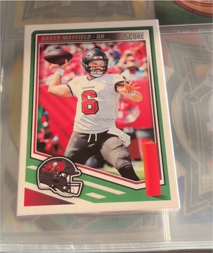 2025 Panini Score #213 Baker Mayfield — front