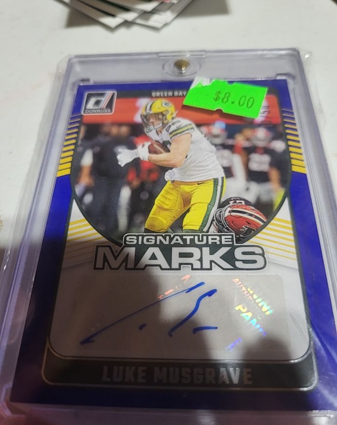 2024 Donruss Signature Marks #SMA-LMU Luke Musgrave — front