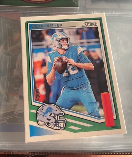 2025 Panini Score Football #154 Jared Goff — front