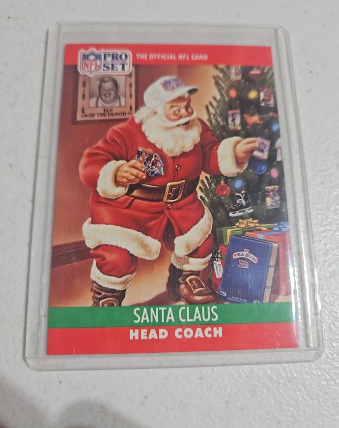 1990 Pro Set #1990 Santa Claus Head Coach — front