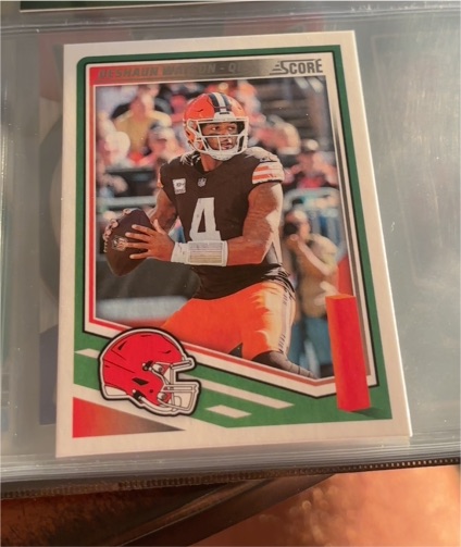2025 Panini Score #N-01 Deshaun Watson — front
