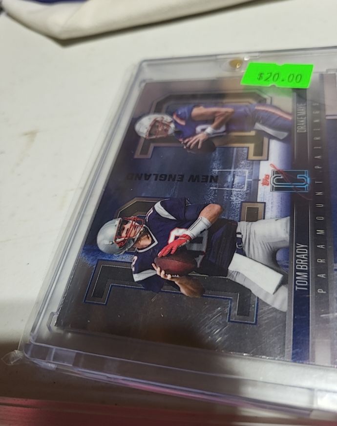 2024 Topps Signature Class Paramount Pairings #Tom Brady / Drake Maye — front