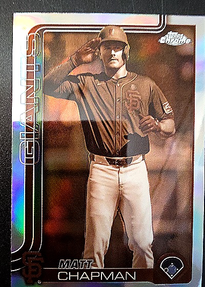 2025 Topps Chrome #148 Matt Chapman Sepia Refractor — front