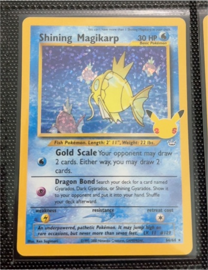 2021 Pokémon Celebrations Classic Collection #66 Shining Magikarp — front