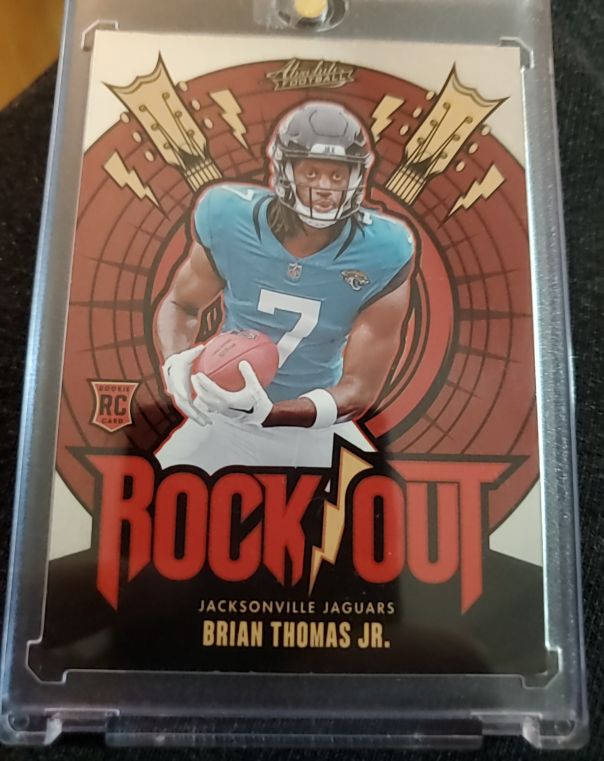 2024 Panini Absolute #RO-BTJ Brian Thomas Jr. Rock Out — front