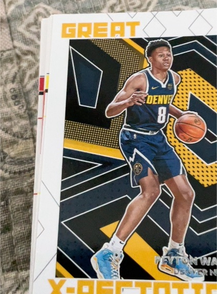 2022-23 Donruss #25 Peyton Watson Great X-Pectations Denver Nuggets — front