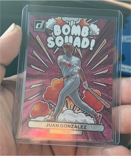 2023 Panini Donruss Bomb Squad #BS7 Juan Gonzalez — front