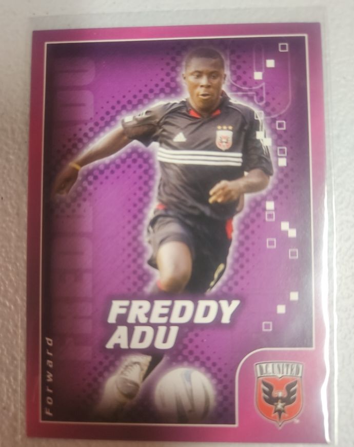 2007 Unknown Freddy Adu D.C. United Soccer Card — front