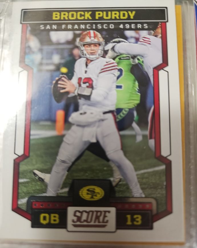 2023 Panini Score #169 Brock Purdy — front