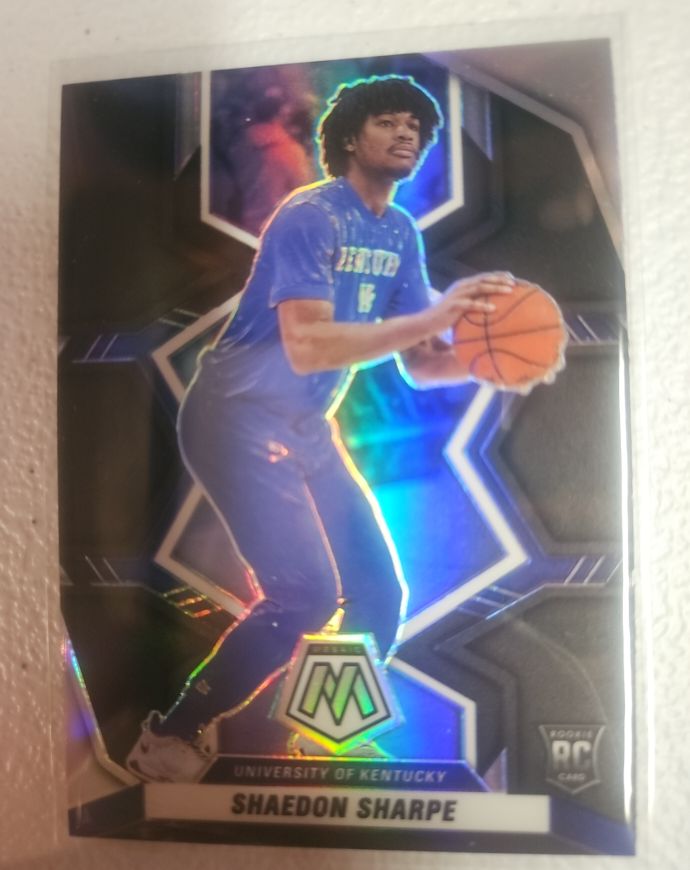 2022-23 Panini Chronicles Draft Picks Mosaic #8 Shaedon Sharpe — front