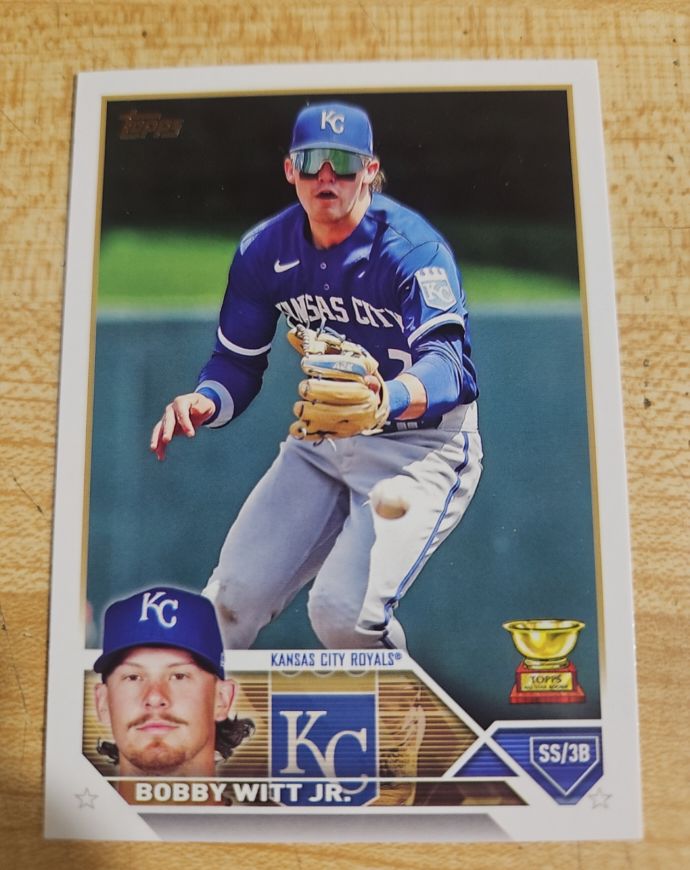2023 Topps Series 1 #7 Bobby Witt Jr. — front