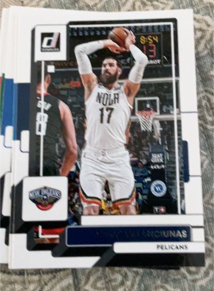2022-23 Panini Donruss #163 Jonas Valanciunas — front