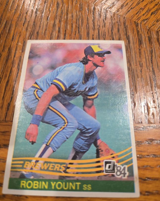 1984 Donruss #48 Robin Yount Milwaukee Brewers — front