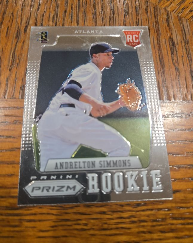 2012 Panini Prizm #182 Andrelton Simmons Rookie Card — front