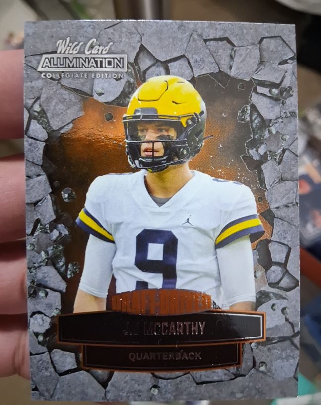 2021 Wild Card Alumination Collegiate Edition #ANDD-18 JJ McCarthy — front