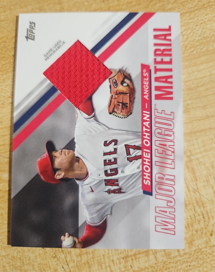 2024 Topps Major League Material Shohei Ohtani — front