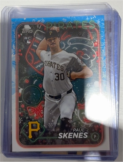2024 Topps Holiday #H165 Paul Skenes — front