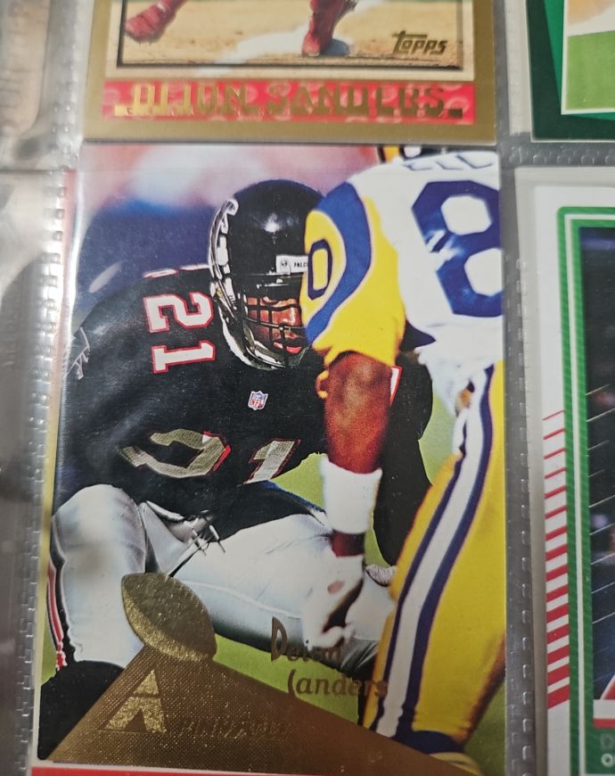 1994 Pinnacle #1 Deion Sanders — front