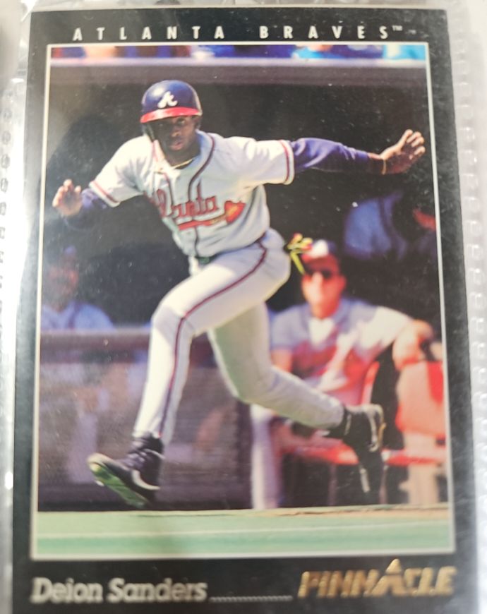 1993 Pinnacle #4 Deion Sanders — front