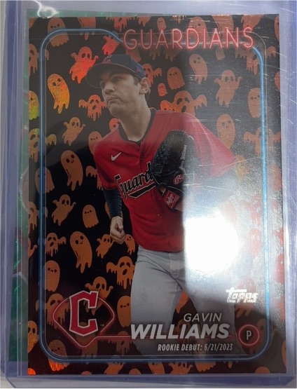 2024 Topps Chrome Update #USC77 Gavin Williams — front