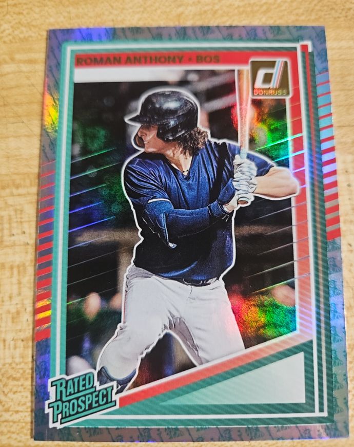 2025 Donruss #155 Roman Anthony Rated Prospect — front