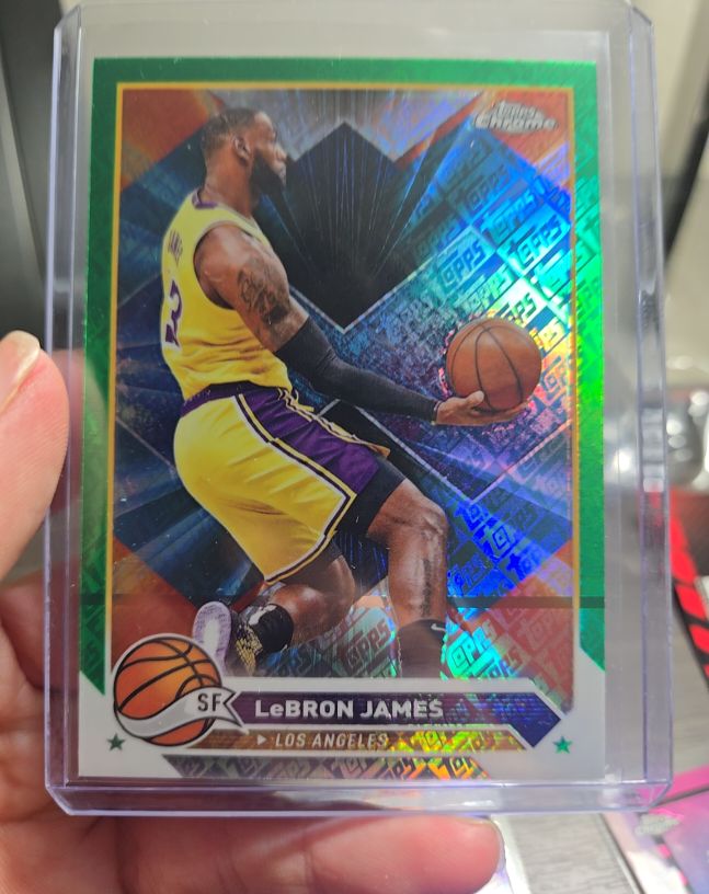 2023-24 Topps Chrome #23 LeBron James — front
