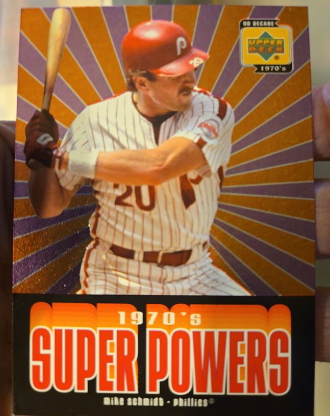 2001 Upper Deck Decade 1970's Super Powers #SP5 Mike Schmidt — front