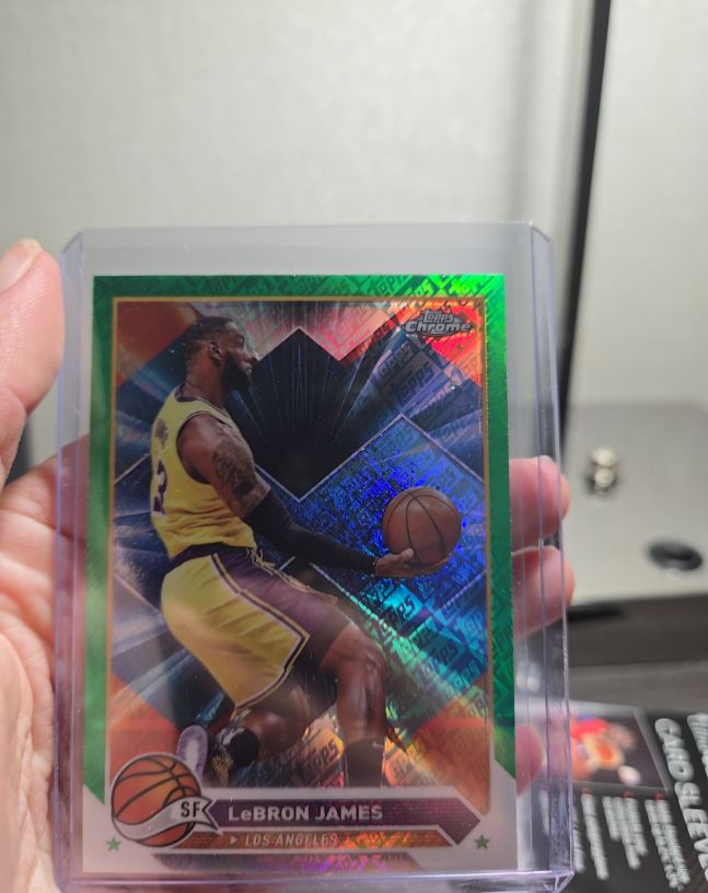 2023-24 Topps Chrome #23 LeBron James — front