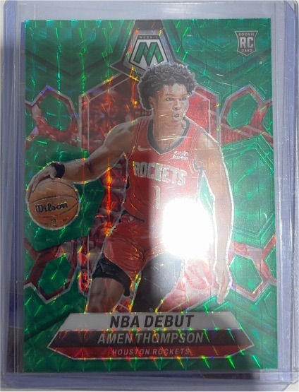 2023-24 Panini Mosaic #269 Amen Thompson NBA Debut — front