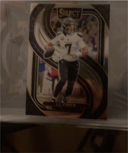 2024 Panini Select #128 C.J. Stroud Premier Level Silver Prizm — front