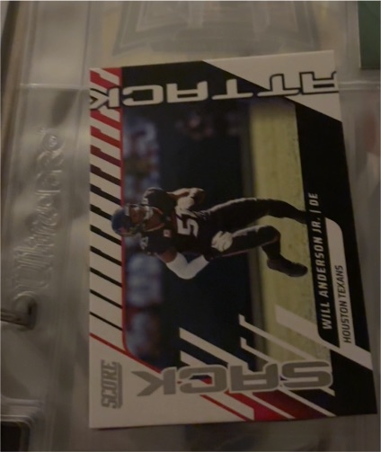 2025 Panini Score Sack Attack #9 Will Anderson Jr. — front