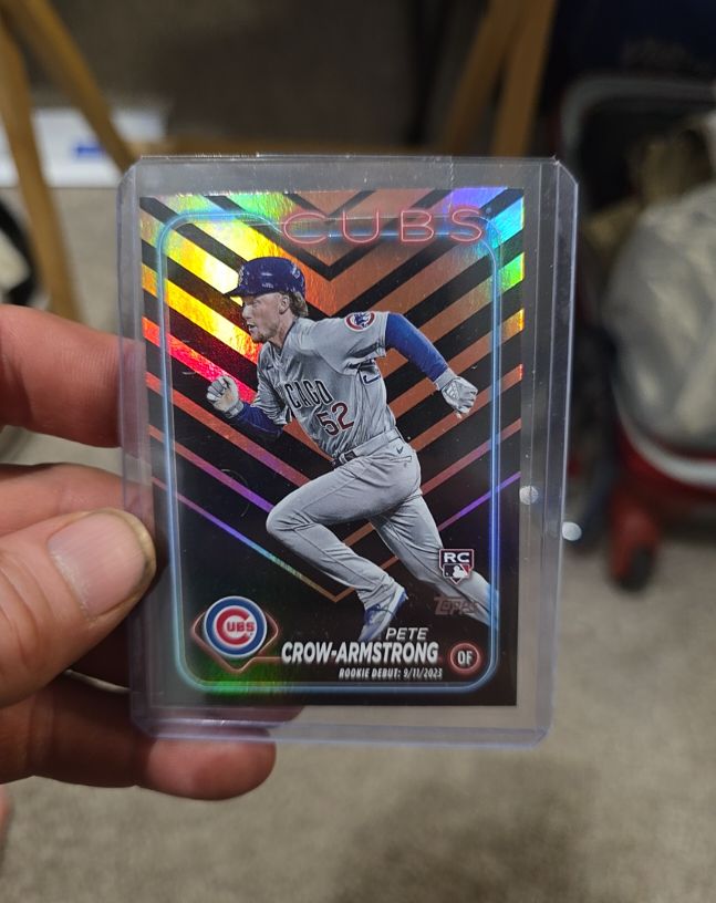 2024 Topps Update #US91 Pete Crow-Armstrong Rookie Debut Chicago Cubs — front