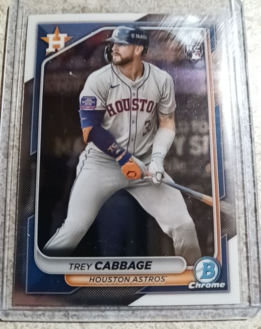 2024 Bowman Chrome #100 Trey Cabbage — front