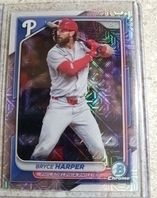 2024 Bowman Chrome #40 Bryce Harper — front
