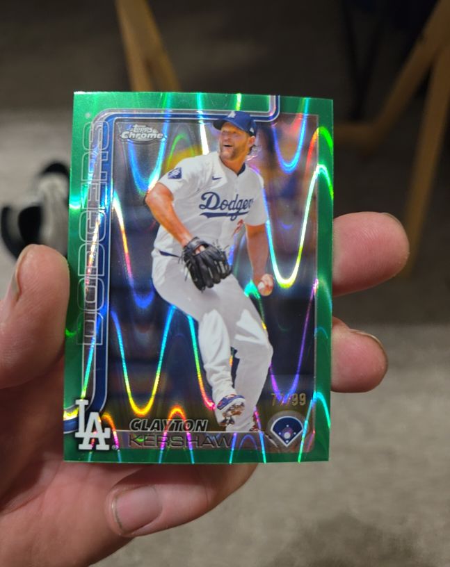 2025 Topps Chrome #88 Clayton Kershaw — front