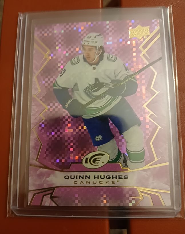 2022-23 Upper Deck Ice Purple #73 Quinn Hughes — front