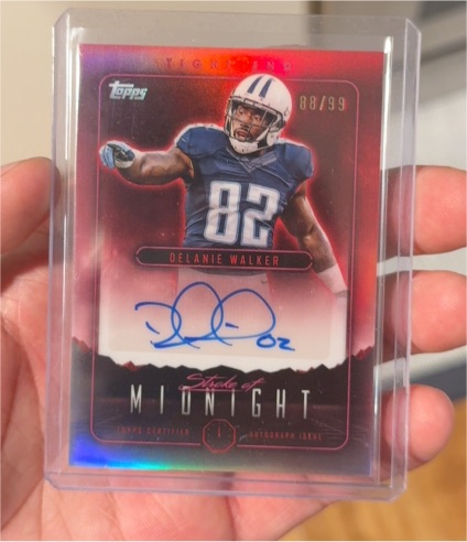 2024 Topps Midnight Stroke of Midnight #SMA-DW Delanie Walker — front