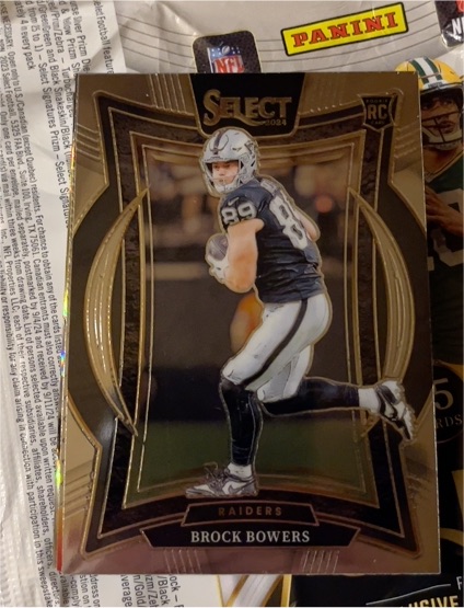 2024 Panini Select #31 Brock Bowers Concourse Rookie — front