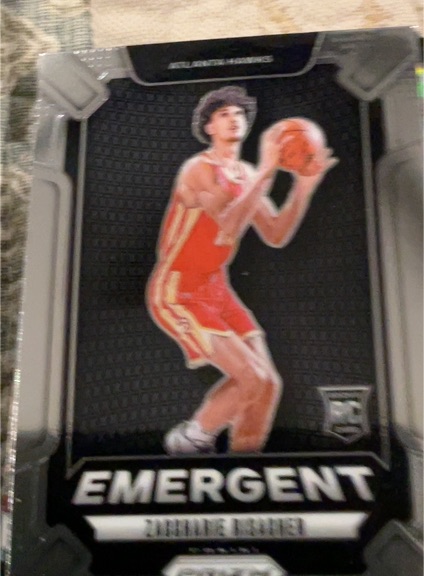 2024-25 Panini Prizm #6 Zaccharie Risacher Emergent — front